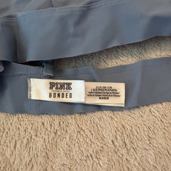 Victoria's Secret PINK Light Blue Scalloped Bralette - Picture 3 of 3